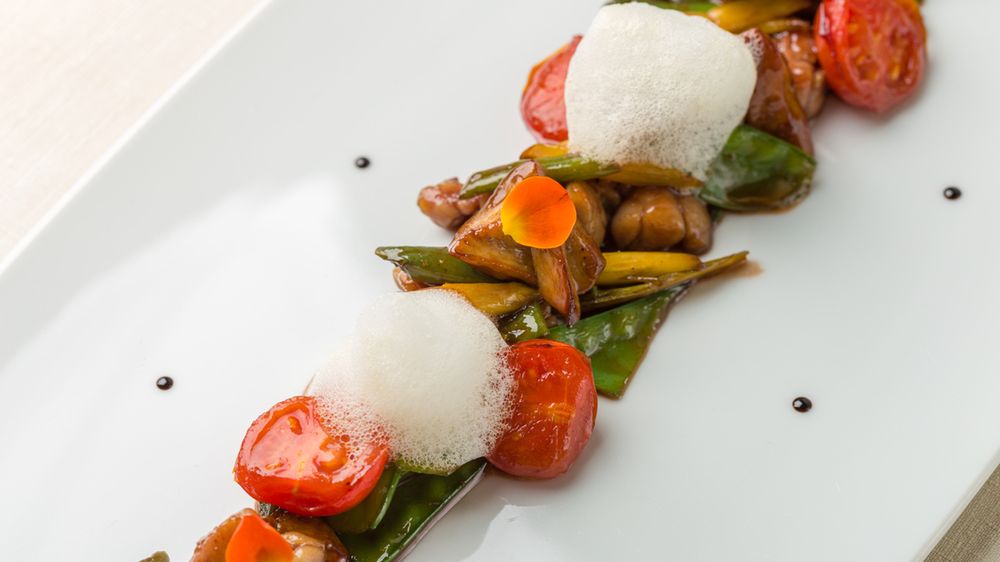 Duszona trzustka wołowa