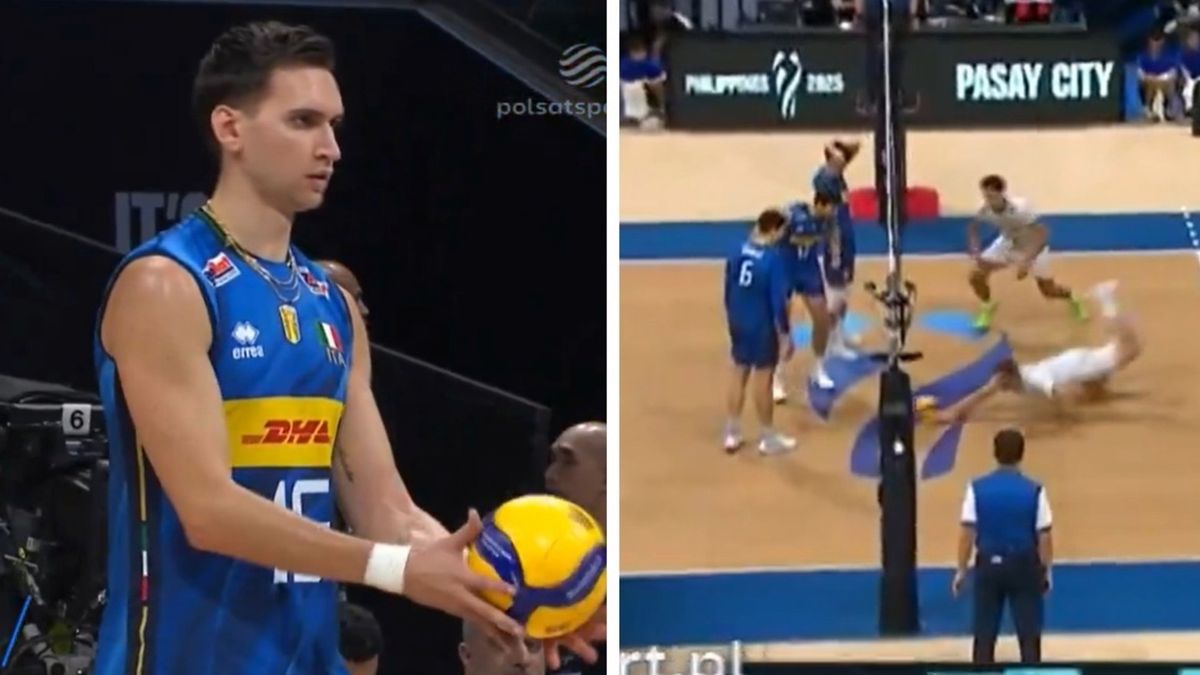 Twitter / Polsat Sport / niesamowity wyczyn Yuriego Romano w finale MŚ