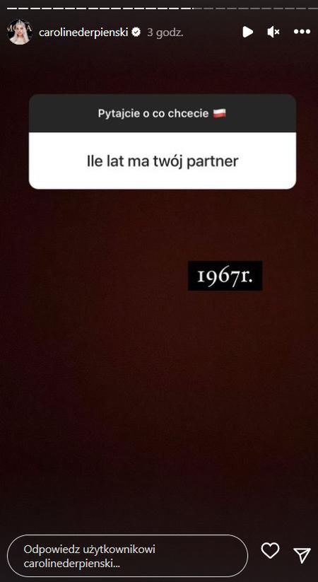 Caroline Derpieński – ile lat naprawdę ma jej milioner?