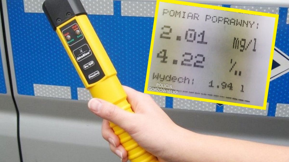 Kierująca autem była nietrzeźwa