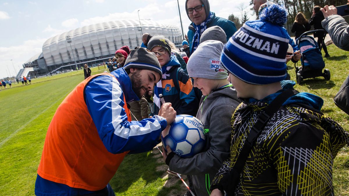 Lech Poznań otworzył trening dla dzieci w związku ze strajkiem nauczycieli 