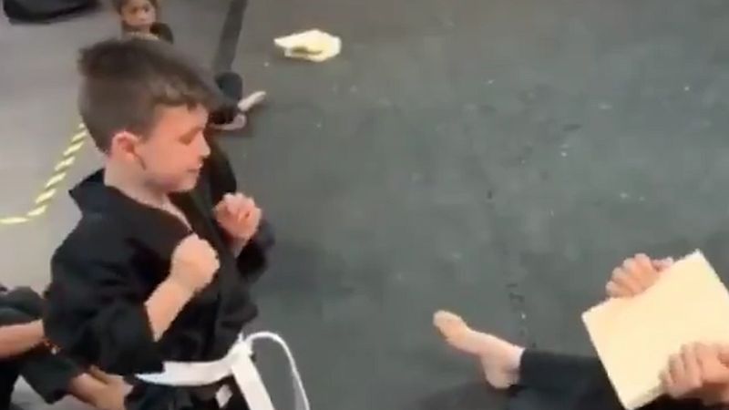 Młody karateka