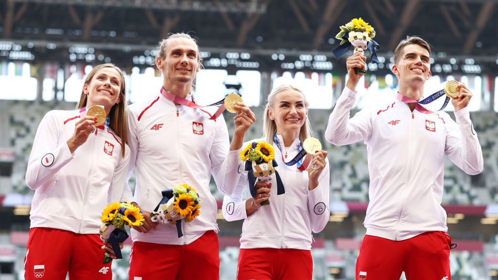 Na zdjęciu od lewej:  Natalia Kaczmarek, Karol Zalewski, Justyna Swiety-Ersetic and Kajetan Duszynski