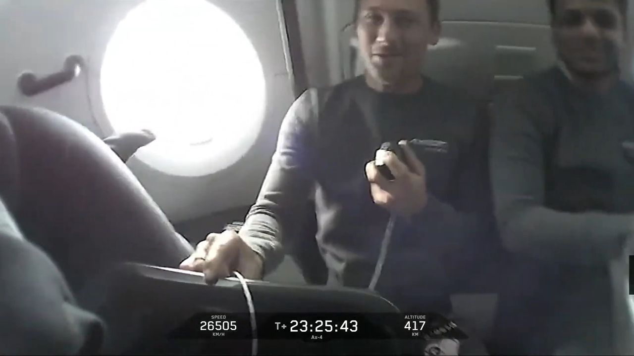 Misja Ax-4 leci na ISS. Pokazali, co zobaczyli przez okno
