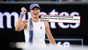 Tak porażka Kalinskiej ze Świątek komentowana jest w Rosji