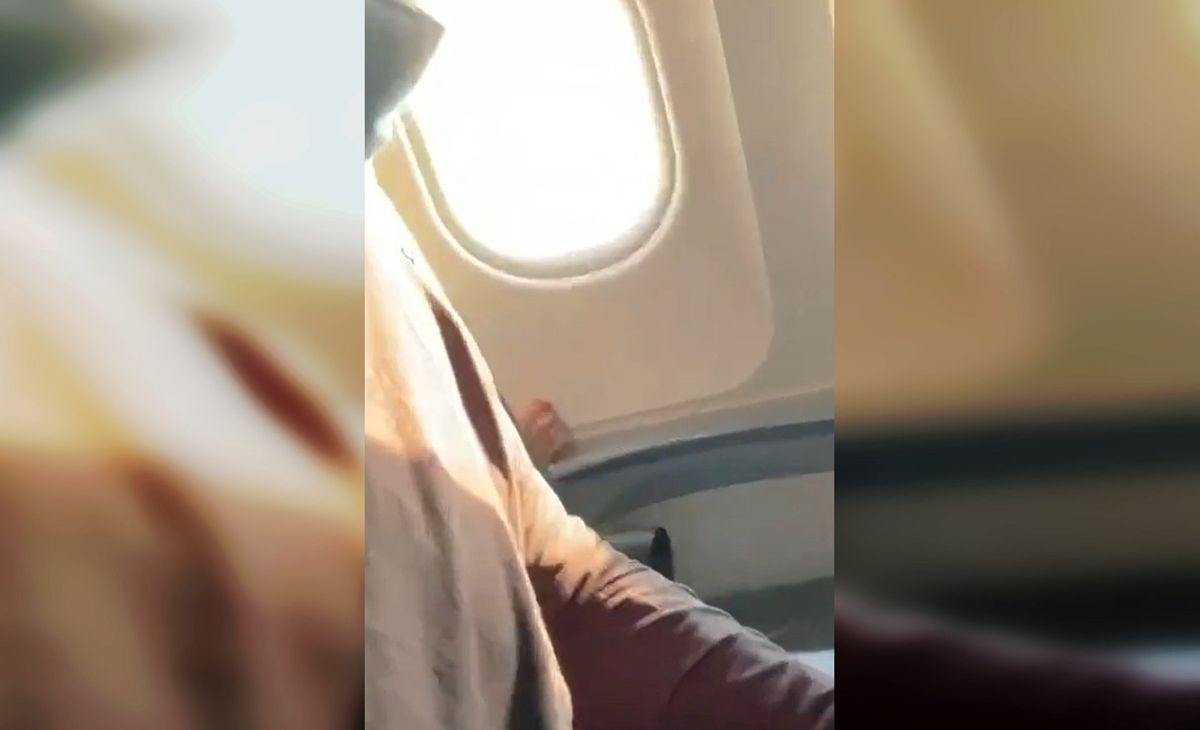 Pasażerka nagrała obrzydliwe zachowanie 