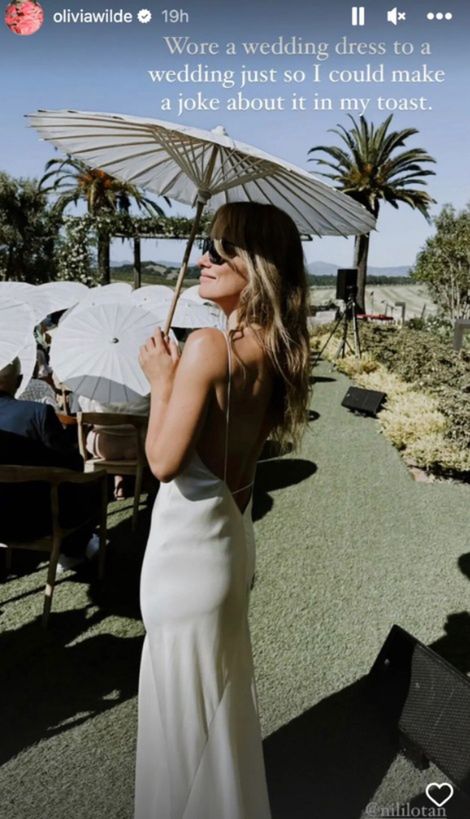 Olivia Wilde ubrała suknię ślubną na ceremonię przyjaciół!