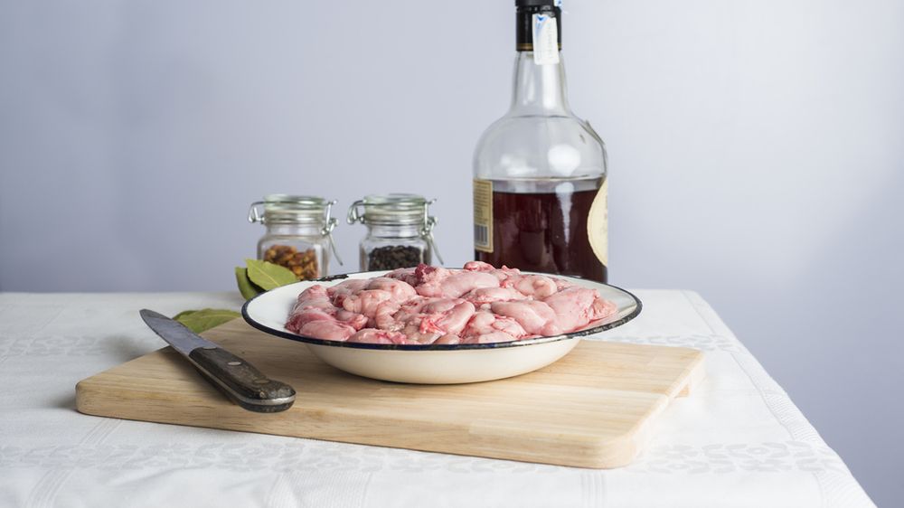 Surowa grasica wołowa