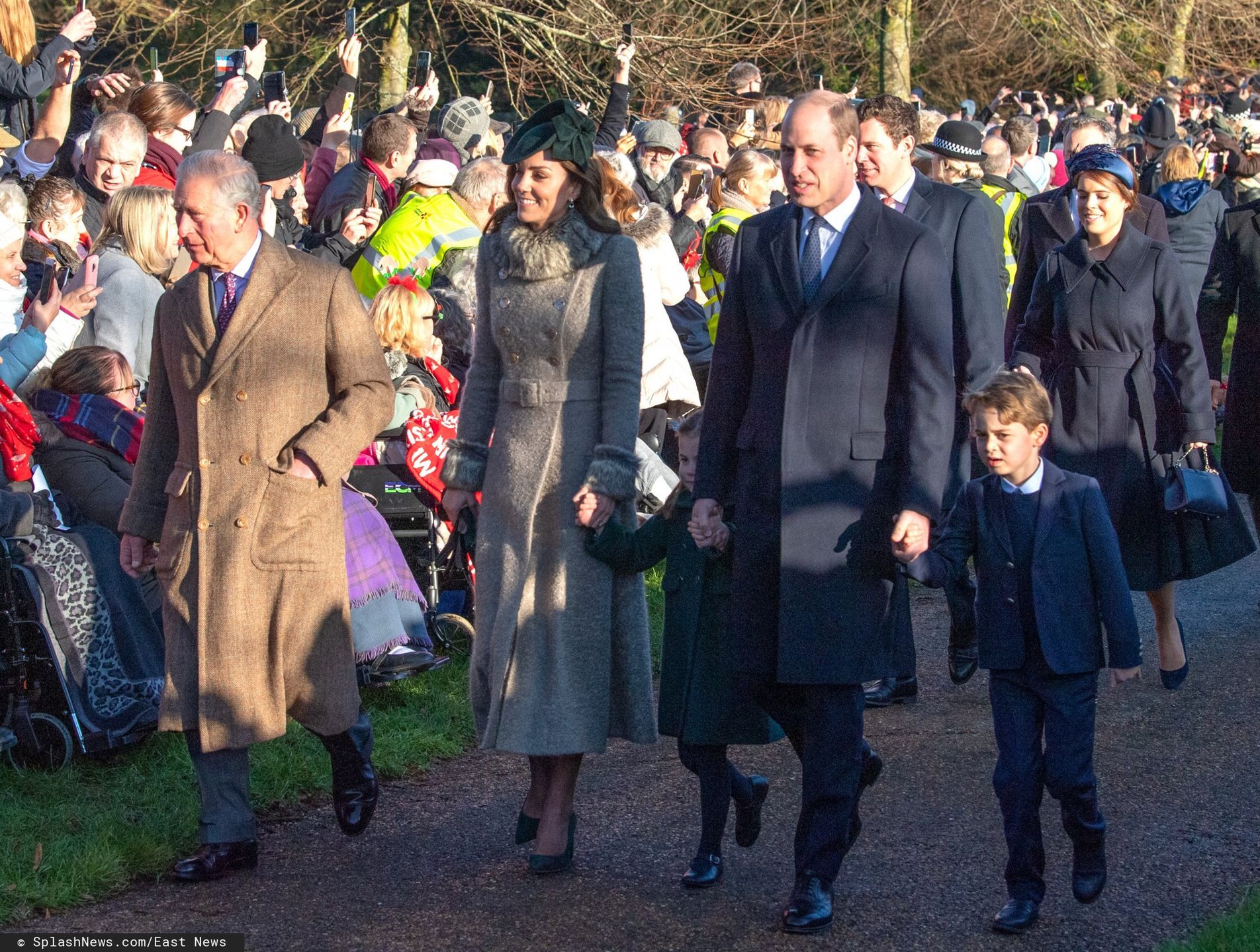 Książę William, Kate Middleton, George, książę Karol