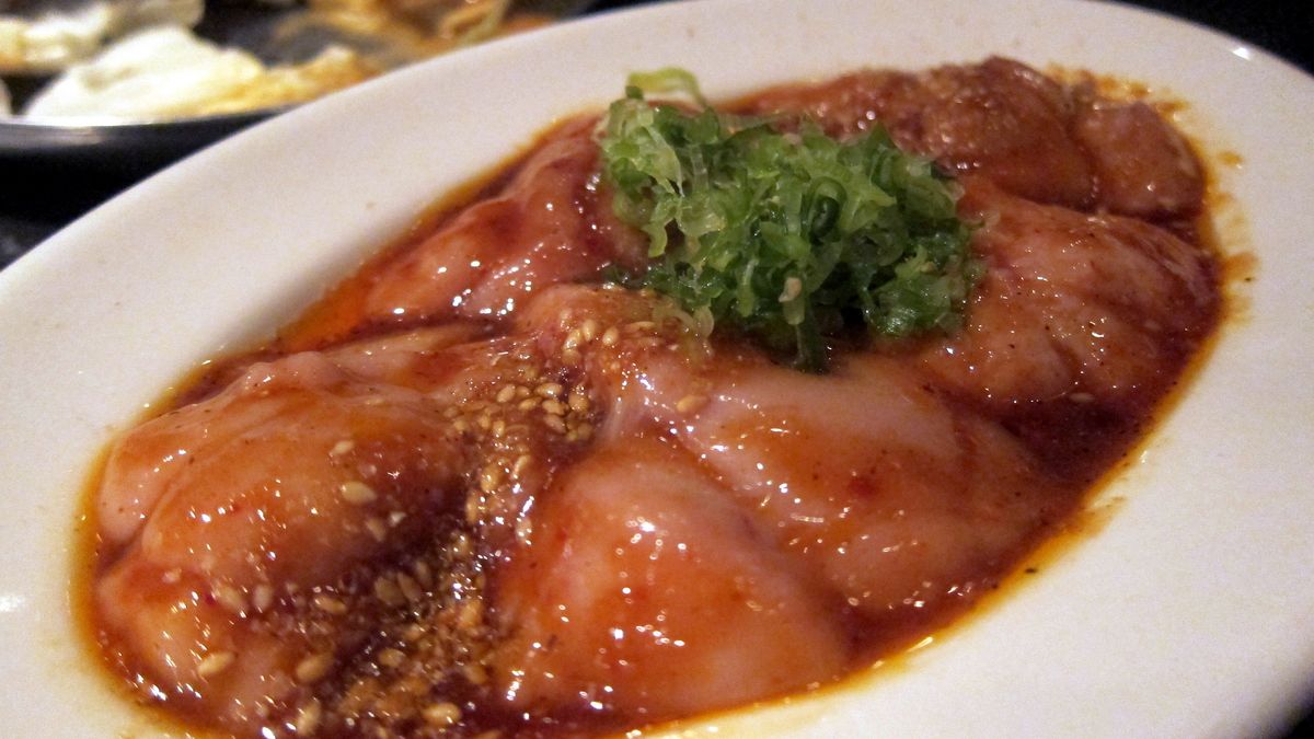 Duszona grasica wołowa