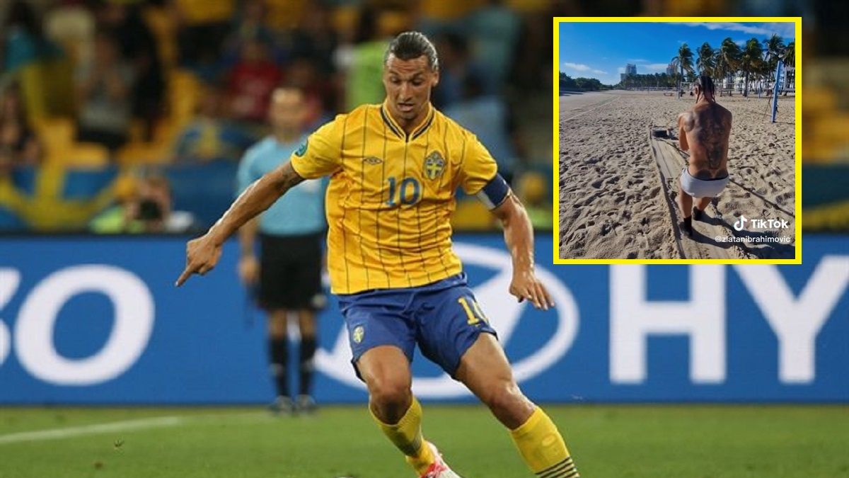 Zlatan Ibrahimović w barwach reprezentacji Szwecji
