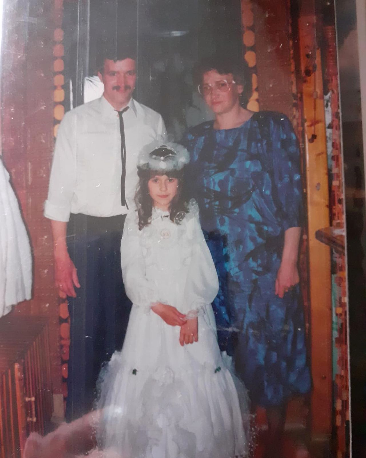 Iwona Węgrowska z rodzicami