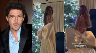 Żaneta Rosińska owinęła się kokardą w prezencie dla Wojewódzkiego (?): "Najlepszy prezent pod choinkę DLA MĘŻA JUŻ TAM JEST"