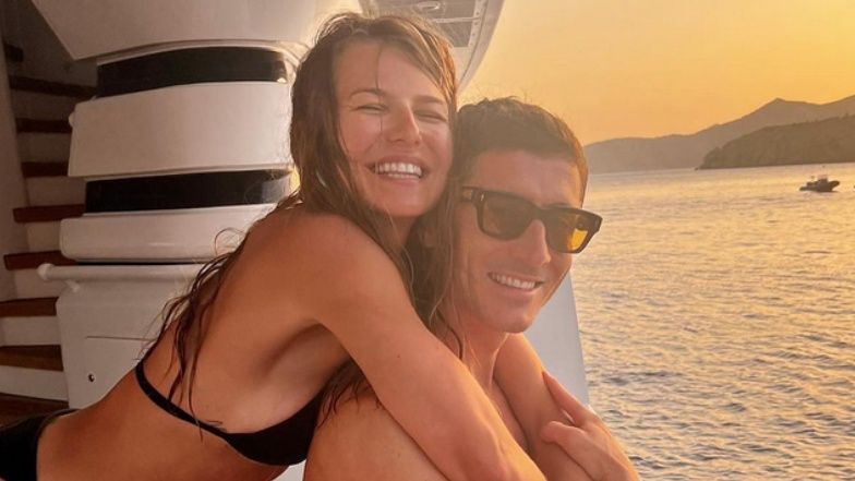 Robert Lewandowski i Anna Lewandowska