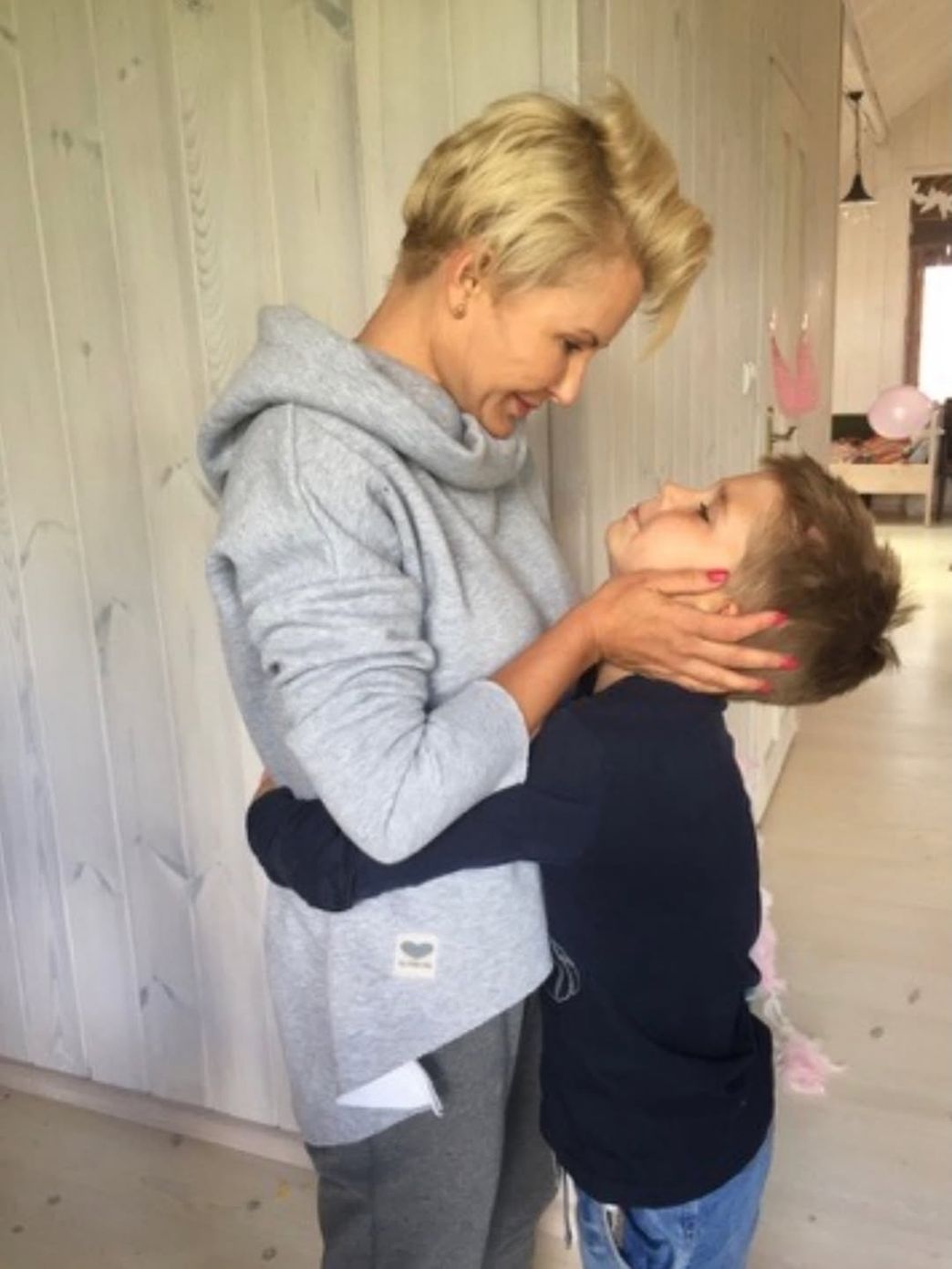 Joanna Racewicz i jej syn Igor