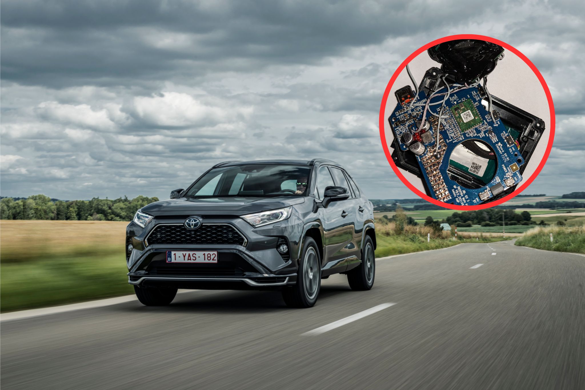 Toyota RAV4; urządzenie do przeprowadzania kradzieży