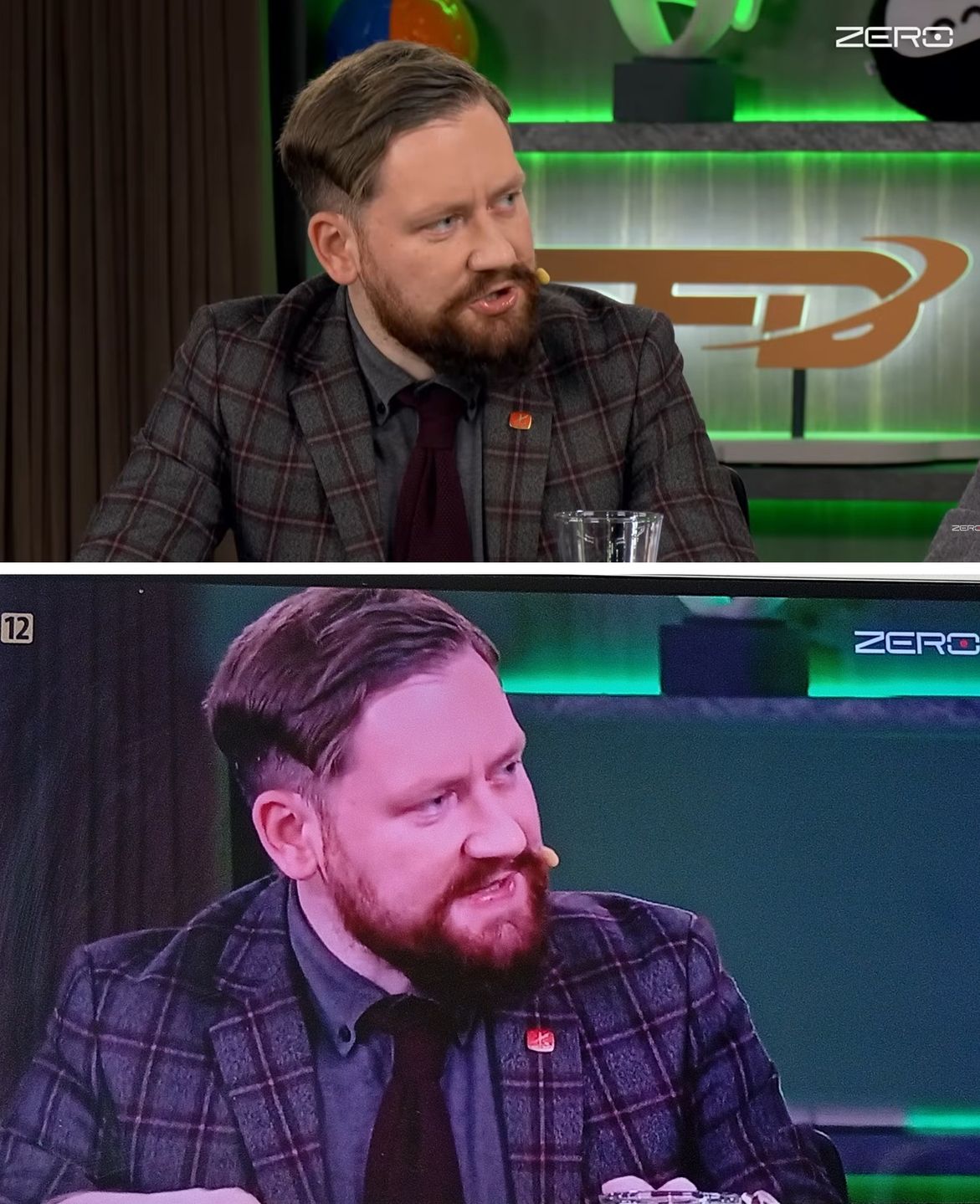 Zablurowane logo sponsora