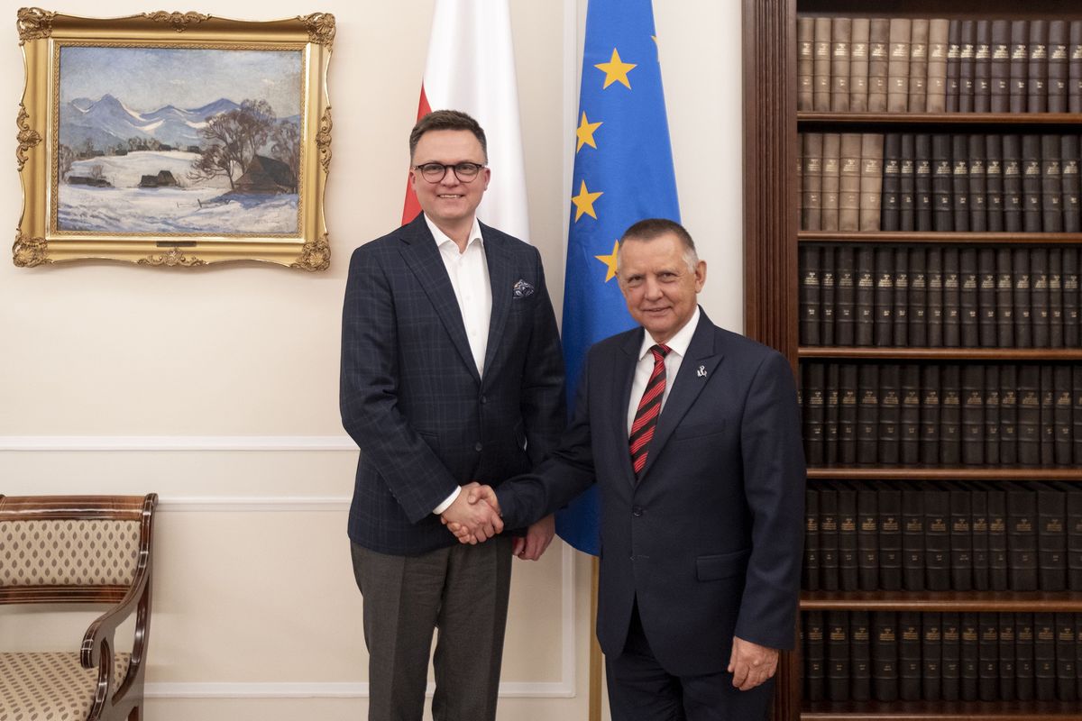 szymon hołownia, marian banaś, sejm Hołownia rozmawiał z Banasiem. Tematem przywrócenie standardów