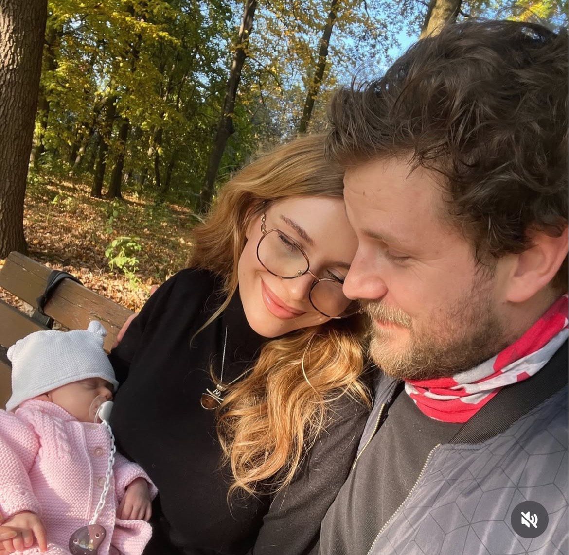 Antoni Królikowski z ukochaną i córką 