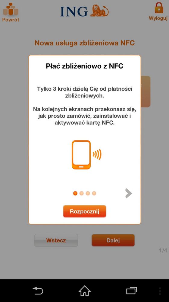 Płatności NFC telefonem w ING, karta SIM NFC i NFC Pass w Orange, tworzenie pliku .apk