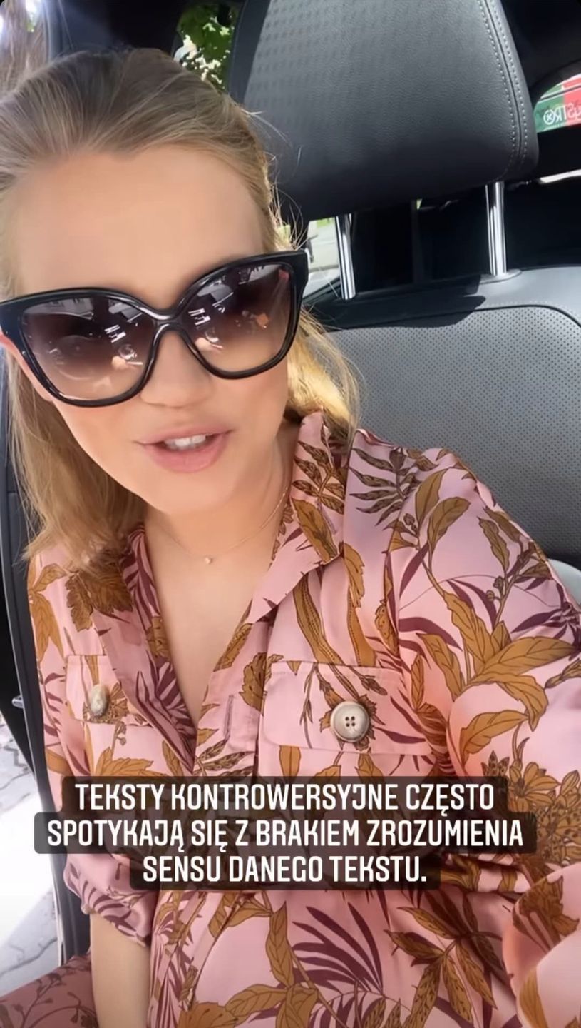 Agnieszka Kaczorowska tłumaczy się ze swoich słów