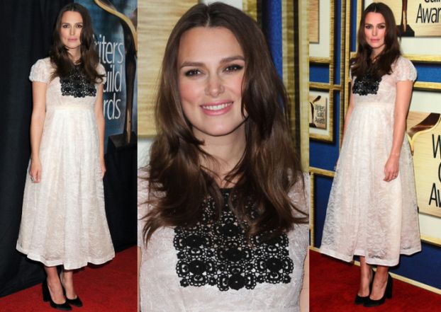 Keira Knightley wciąż ukrywa brzuszek! (ZDJĘCIA)