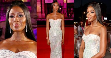 Naomi Campbell błyszczy na balu
