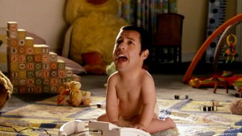 Adam Sandler dzidziusiem - spoty komedii Funny People 1