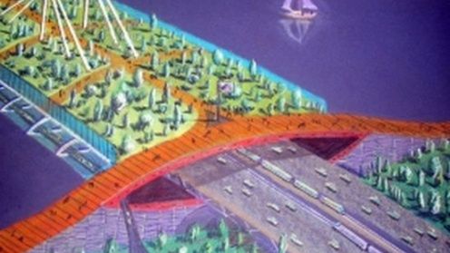 Most z dachem użyteczności publicznej 1