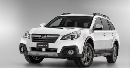 2014 Subaru Outback z off-roadowym wyglądem w Australii