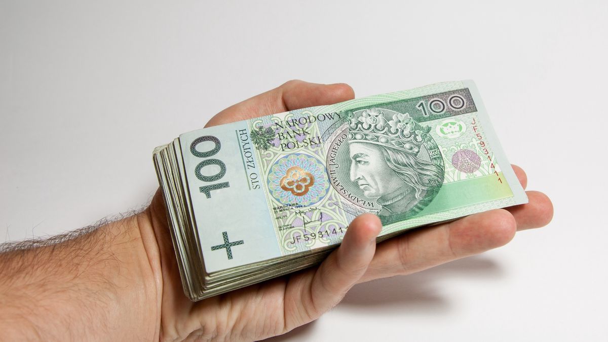 złoty, banknot, złotówka, pieniądze, gotówka