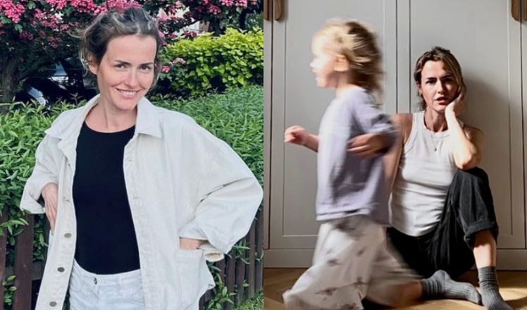 Olga Frycz cieszy się na powrót niani