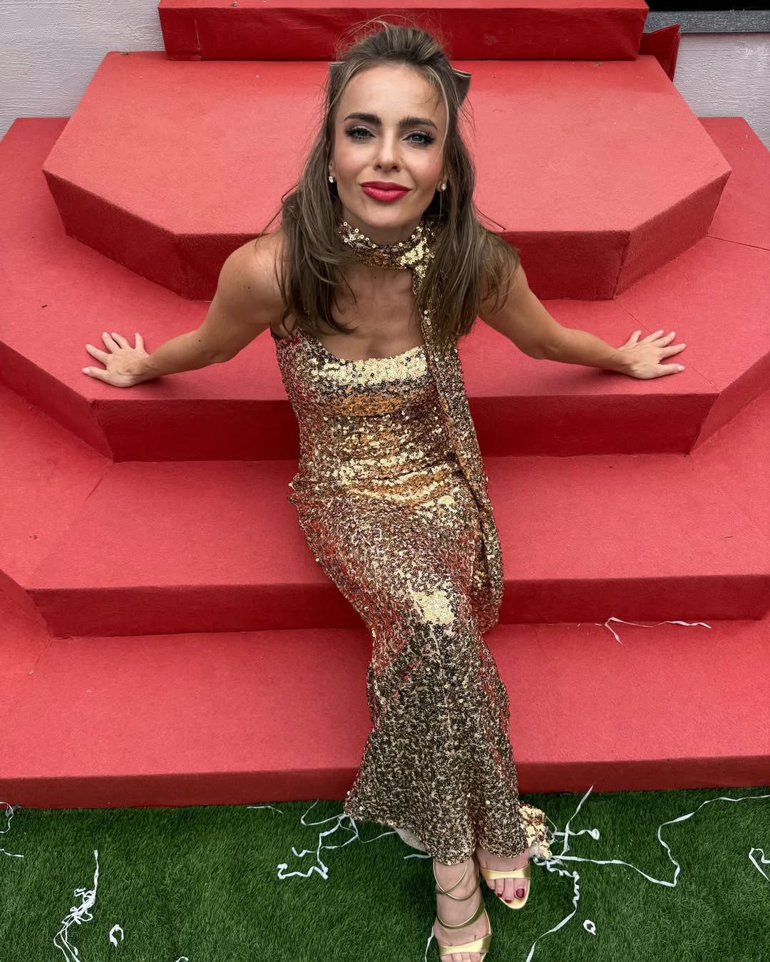 Edyta Herbuś bawiła się na weselu 