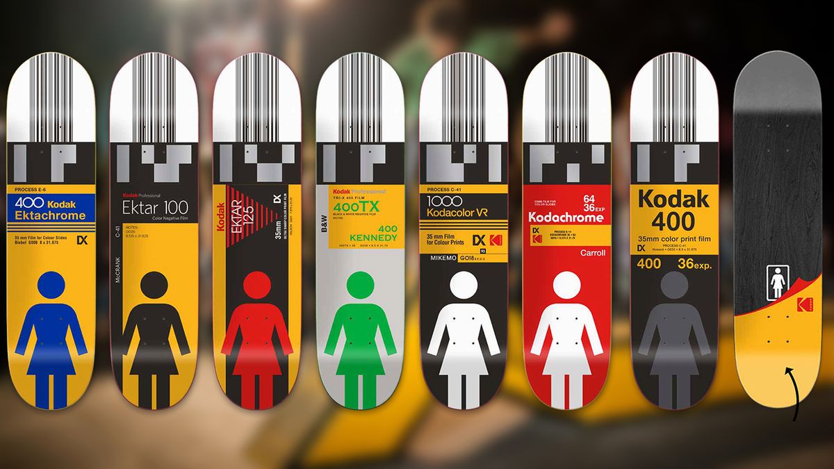 Kodak łączy siły z firmą deskorolkową. Wyszła specjalna kolekcja Girl Skateboards 1