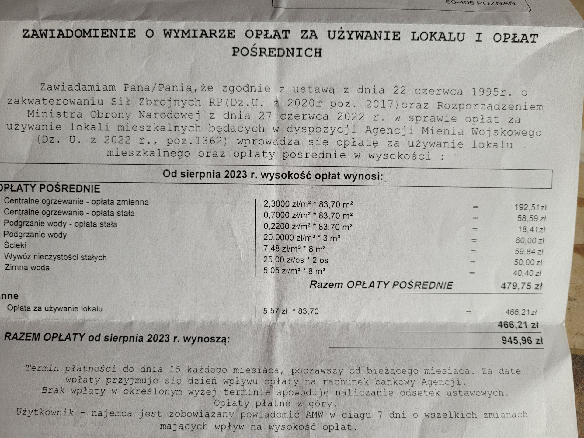 Polacy otrzymują zawiadomienia o wzroście kosztów ogrzewania