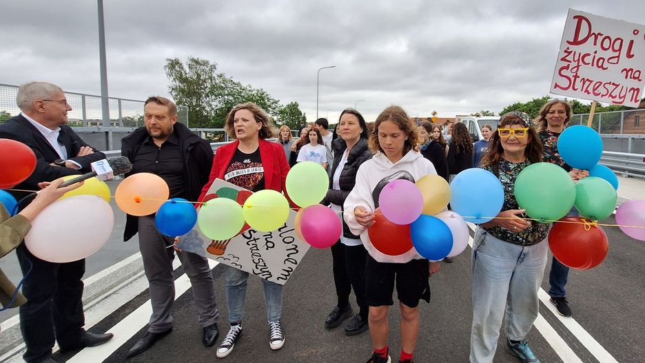 &#34;Oddolne&#34; otwarcie wiaduktu na Golęcinie w Poznaniu