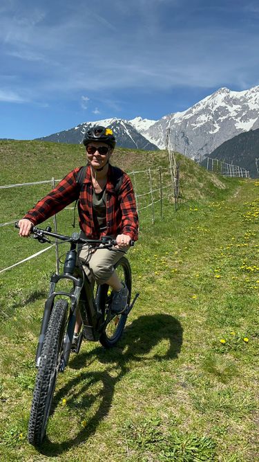 You can ride bicycles around this area at any time of the year.