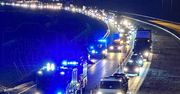 Gocław: Wypadek na S17. Trasa całkowicie zablokowana. Cztery osoby ranne