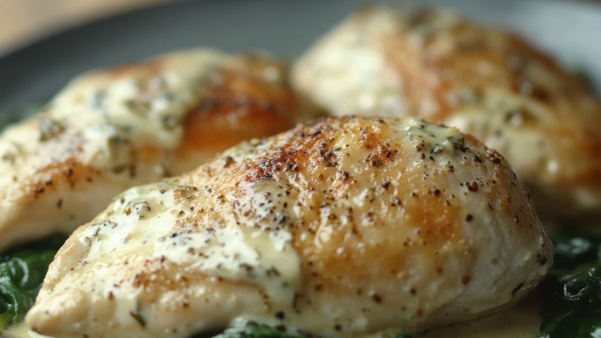 Zapiekany filet z kurczaka