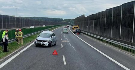 Droga krajowa w Cedzynie: zderzenie aut