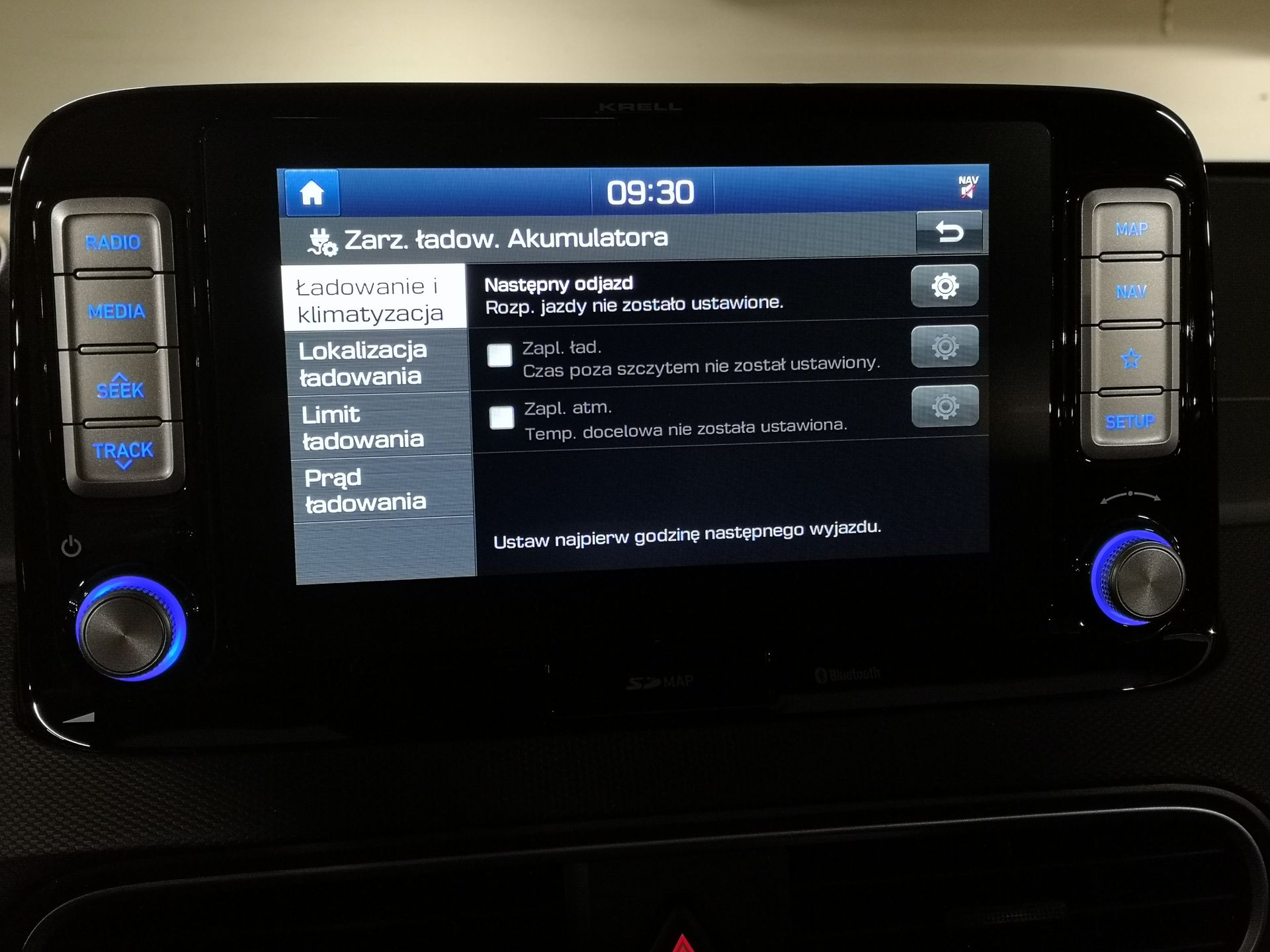 Hyundai Kona Electric: System zarządzania energią oraz audio Krell 12