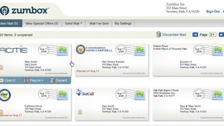 Zumbox - elektroniczna skrzynka pocztowa. Dosłownie. 1