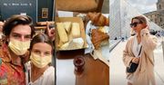 Julia Wieniawa i Nikodem Rozbicki zwiedzają Paryż: croissanty na balkonie, zwiedzanie Luwru i sesja z "Mona Lisą" (ZDJĘCIA)
