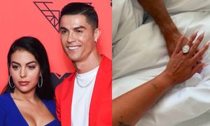 Cristiano Ronaldo w końcu OŚWIADCZYŁ SIĘ ukochanej! Georgina Rodriguez pochwaliła się ogromnym brylantem
