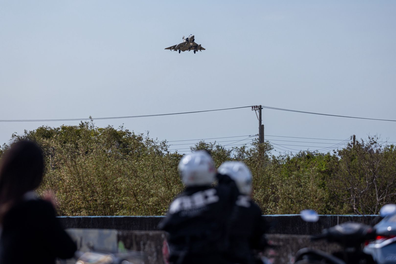 HSINCHU, TAIWAN - DECEMBER 10: Taiwanese Mirage 2000 fighter jet lands at Hualien Air Force Base on December 10, 2024 in Hsinchu, Taiwan. Taiwan's defence ministry has raised its alert level after detecting increased Chinese military activity around the island, including aircraft, naval vessels, and coast guard ships. China has not confirmed any military exercises in the area. (Photo by Annabelle Chih/Getty Images)