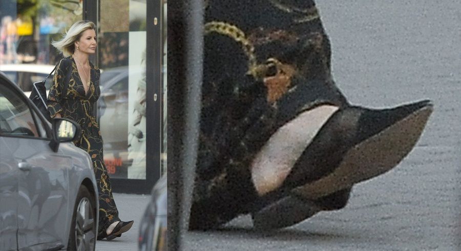 Joanna Racewicz parkuje na zakazie 