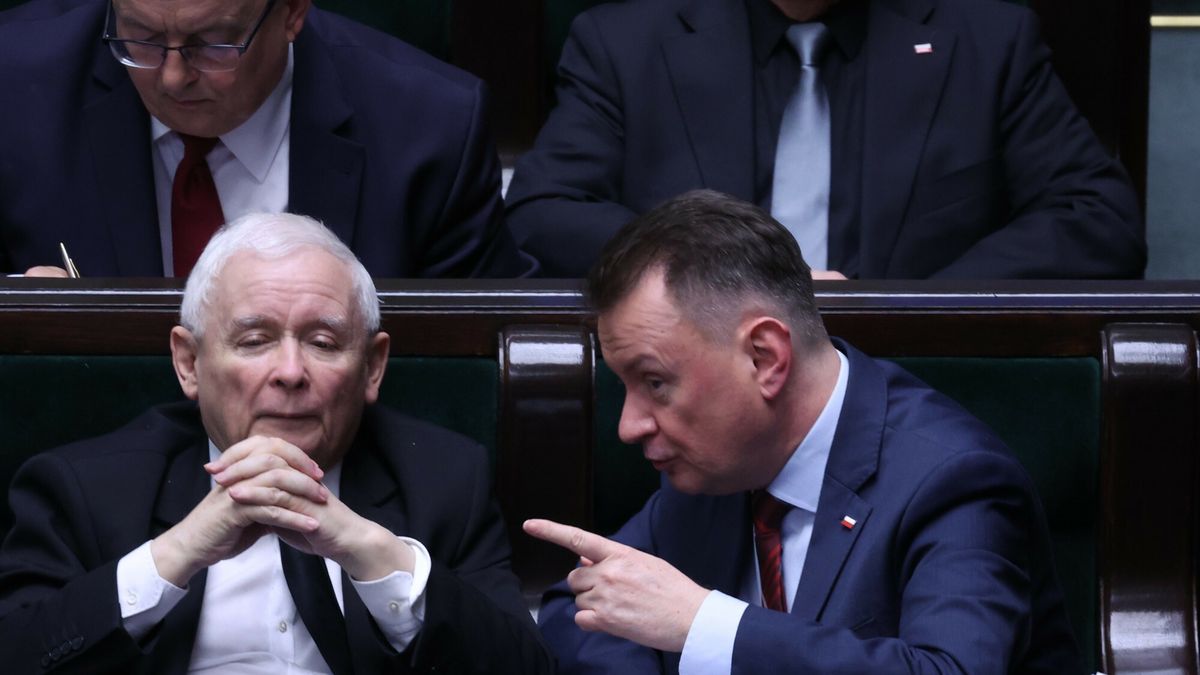 Jarosław Kaczyński i Mariusz Błaszczak
