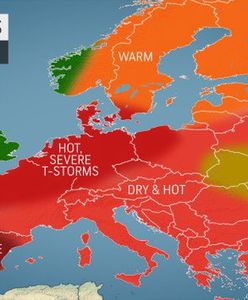 Pogoda długoterminowa na lato dla Polski. Amerykańscy meteorolodzy przewidują upały i gwałtowne burze