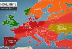 Pogoda długoterminowa na lato dla Polski. Amerykańscy meteorolodzy przewidują upały i gwałtowne burze