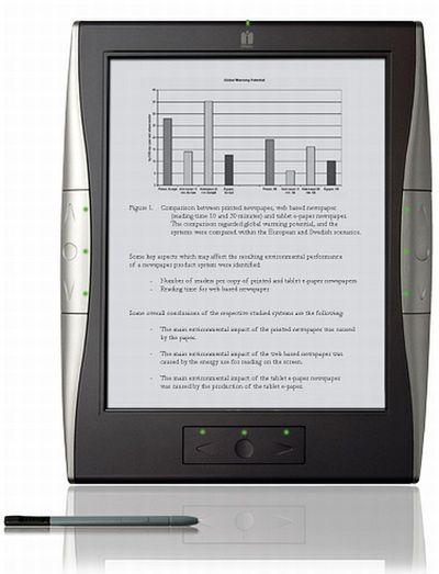Czytnik e-książek iRex 1000 series z 10-calowym ekranem 1